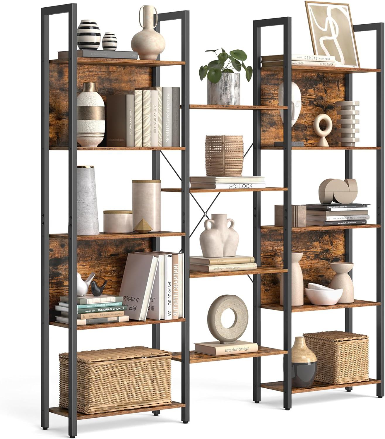 Stylish and reliable VASAGLE bookshelf for home